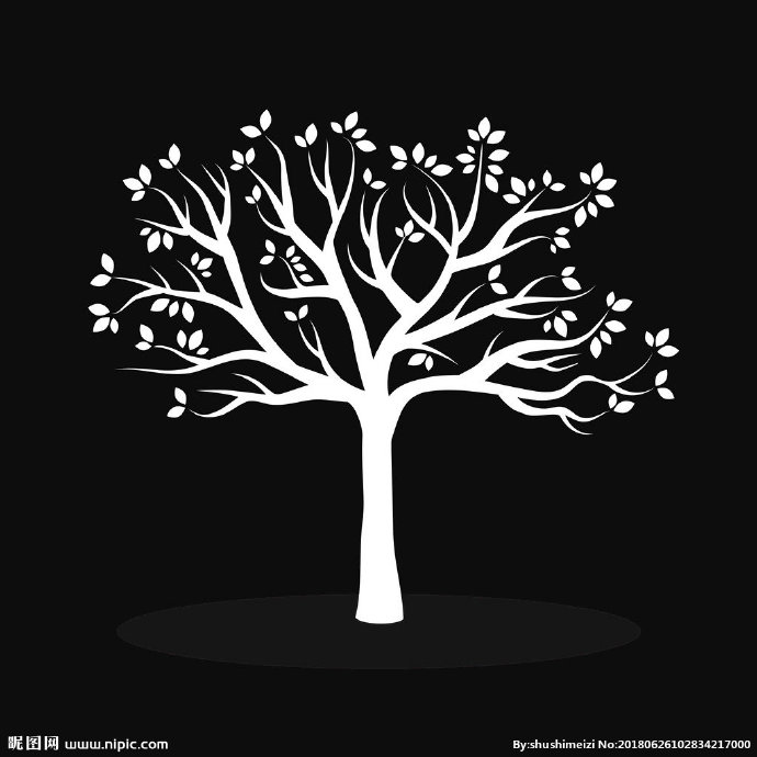 G树干背景墙树干