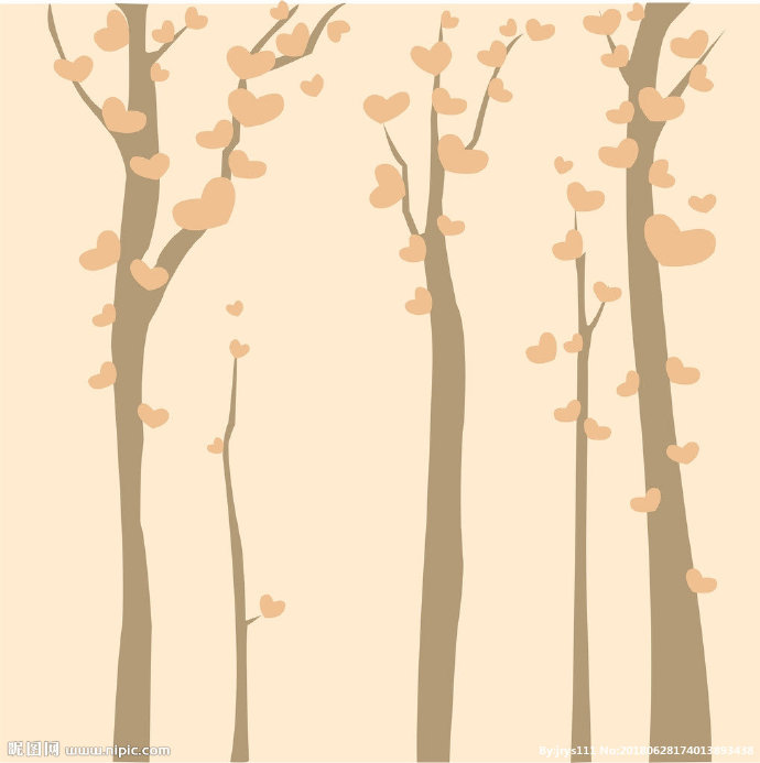 G爱心树背景墙爱