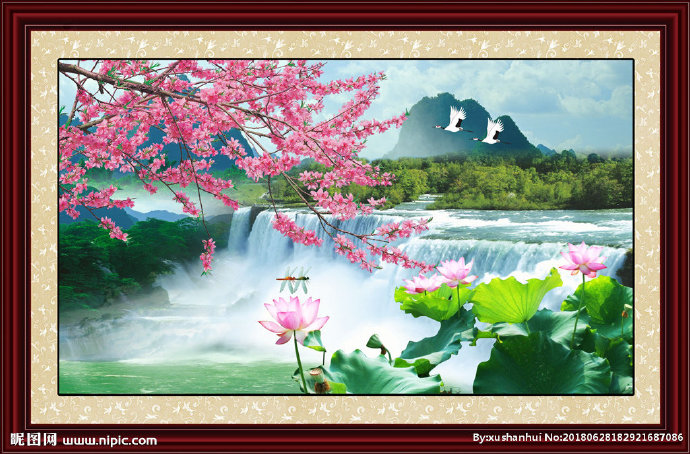 G风景壁画背景墙