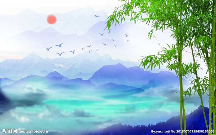 G山水电视背景墙