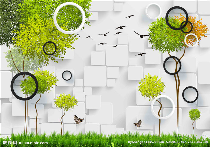 G幸福树背景墙幸