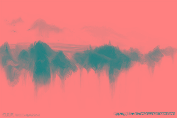 G水墨背景墙背景