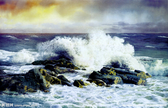G大海油画作品背