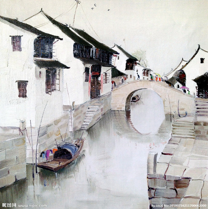 G江南油画作品背