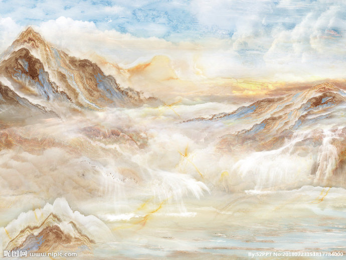 G高清山水大理石