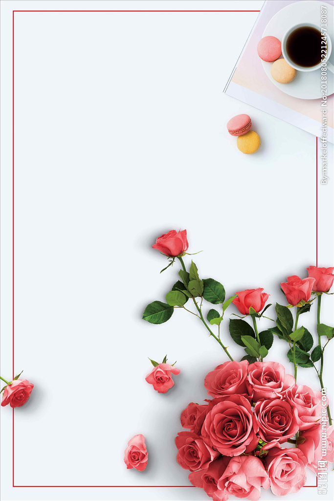 G玫瑰花背景背景