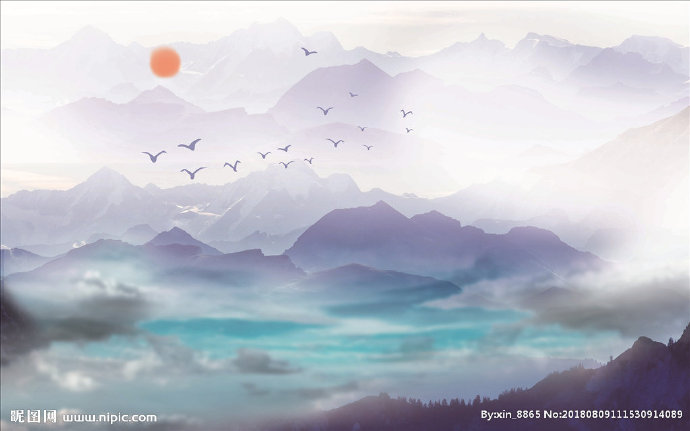 G水墨意境背景背