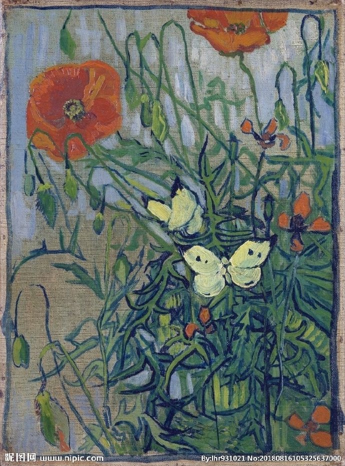 G装饰画 手绘花