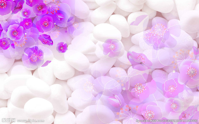 G梦幻抽象花朵电