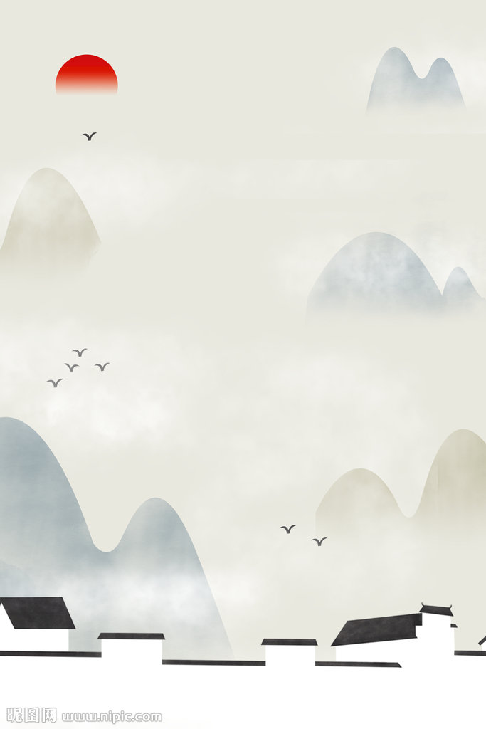 G中国风山脉背景