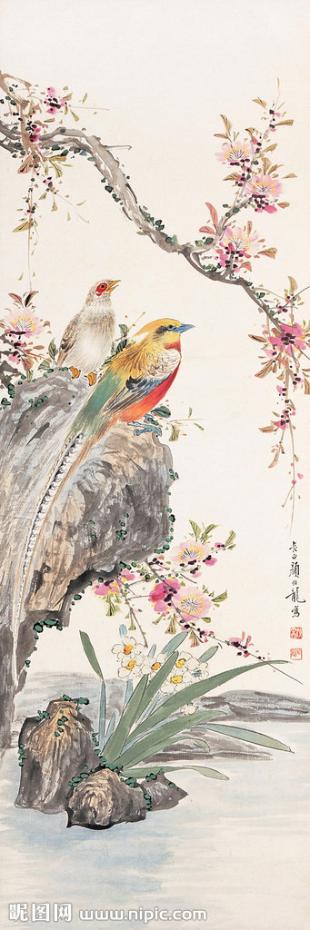 G中式花卉 装饰