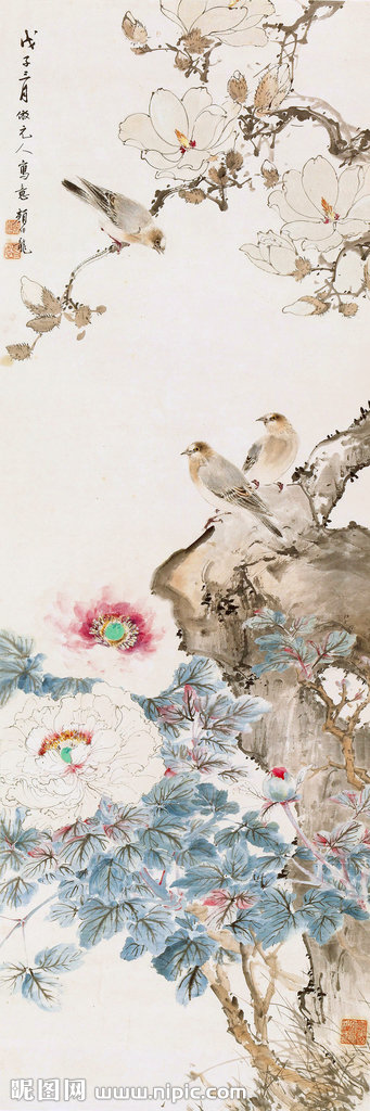 G中式花卉 装饰