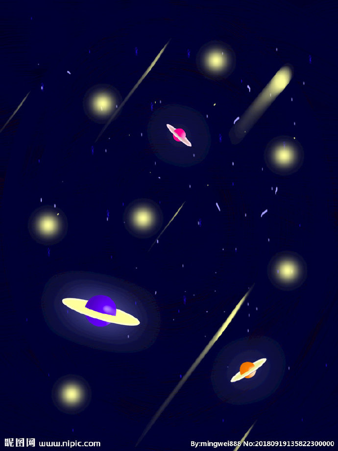G星空背景背景墙
