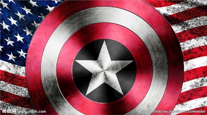 动漫美国队长盾牌