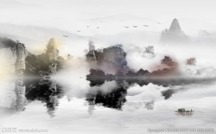 G新中式意境风景