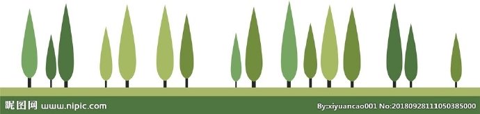 G松树 松林矢量