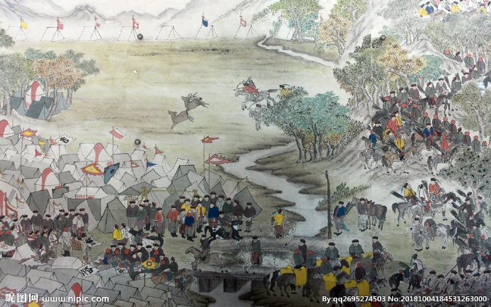 G工笔国画皇家木