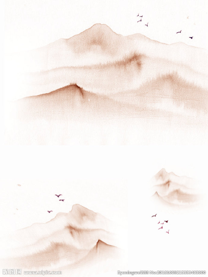 G中国风山脉素材