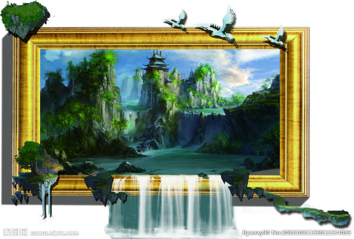 G3D墙画背景墙