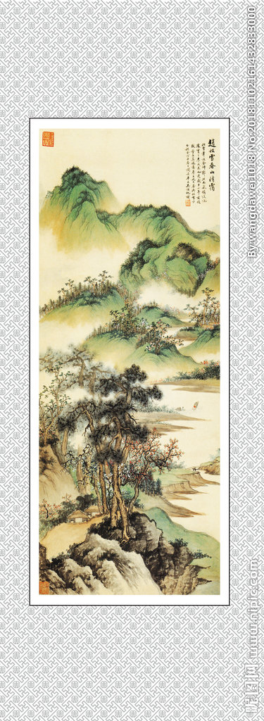G古风玄关画古风