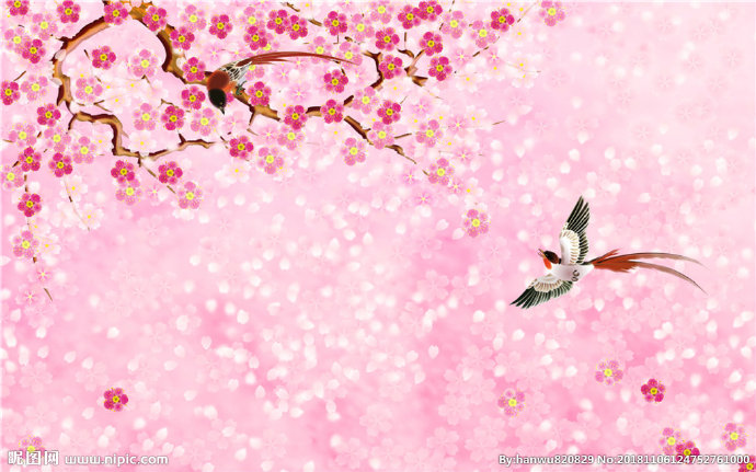 G梅花背景墙梅花