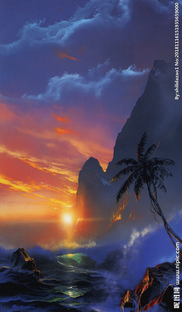 G背景墙画 客厅