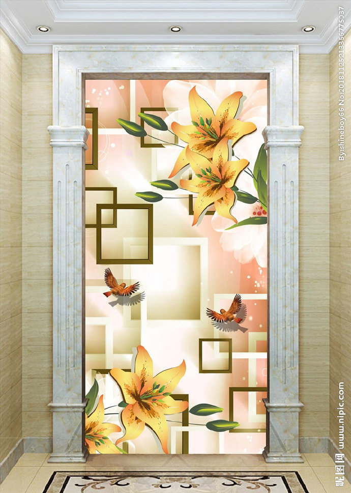 G3d梦幻百合花