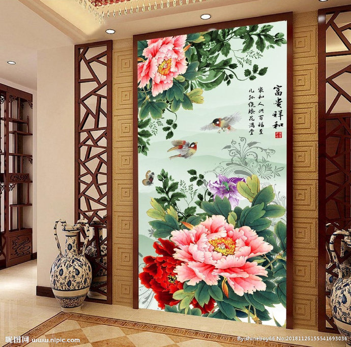 G富贵吉祥工笔花