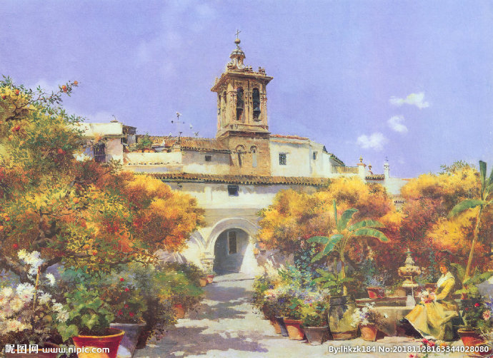 G复古装饰画背景