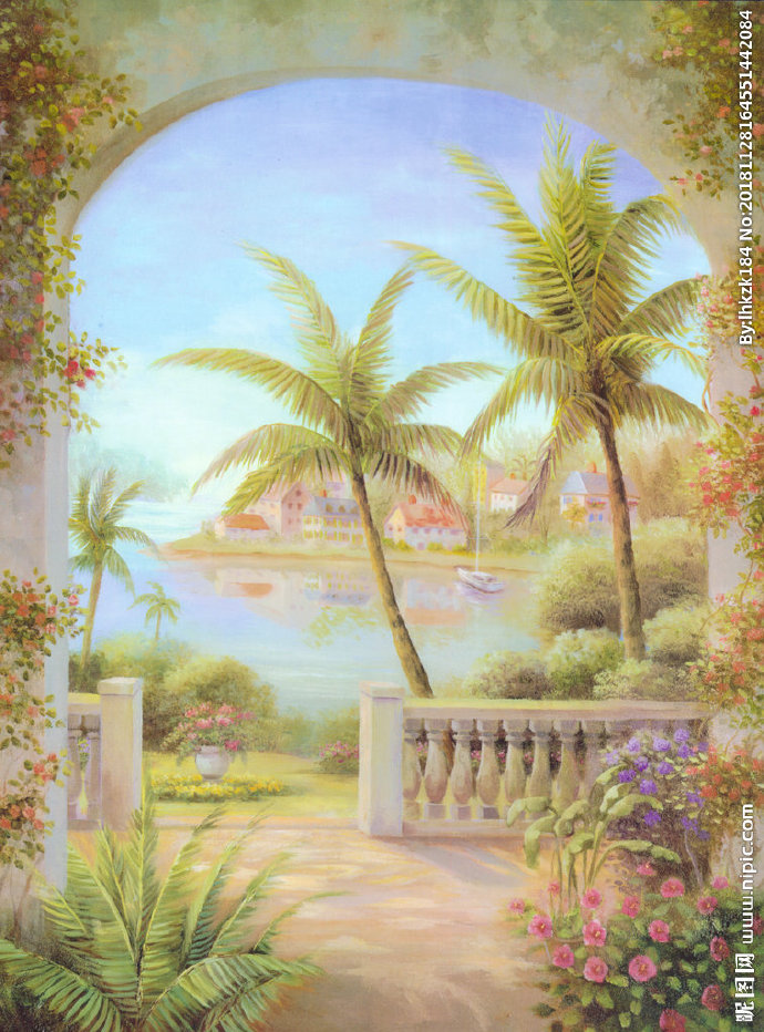 G复古装饰画背景
