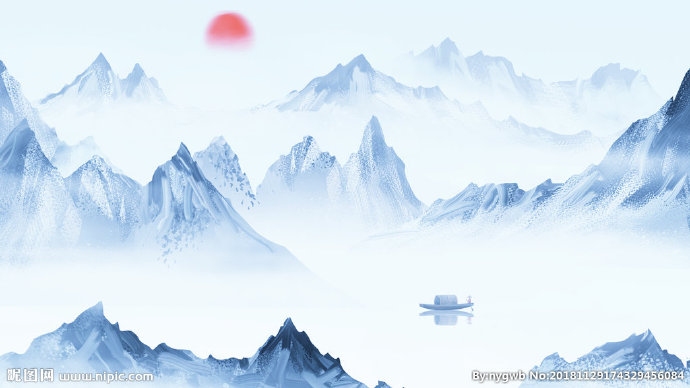 G中国风禅意水墨