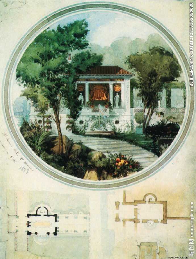 G复古装饰画背景