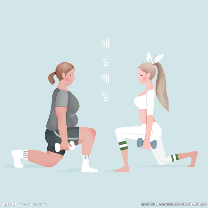 G健身插画健身房