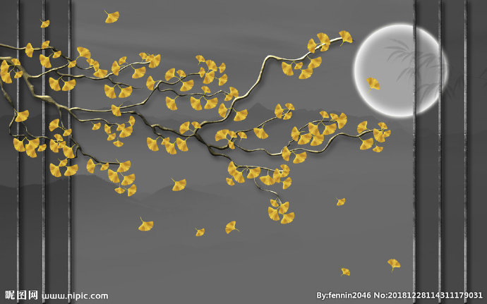 G植物花鸟中国风