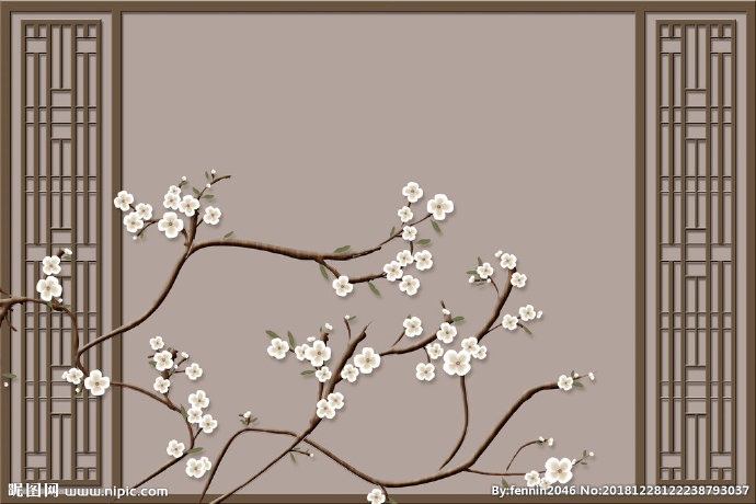 G植物花鸟中国风