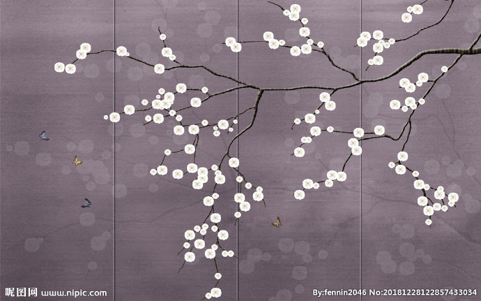 G植物花鸟中国风