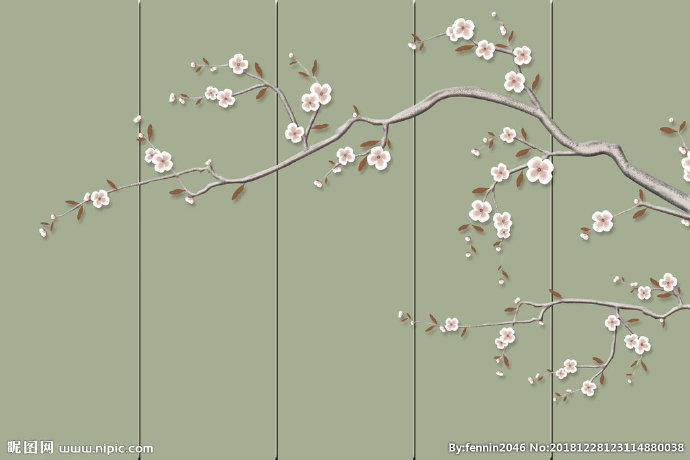 G植物花鸟中国风