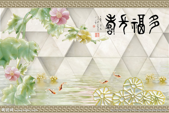 G3d珠宝背景墙
