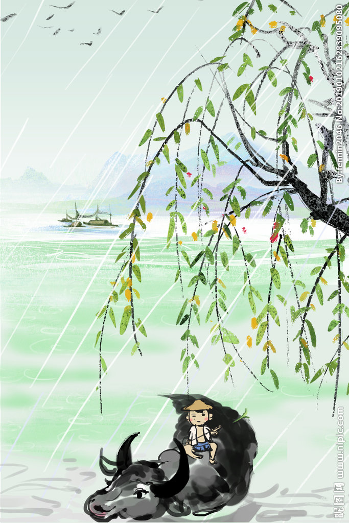 G传统国画风景图