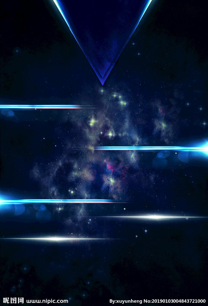 G星空海报背景墙
