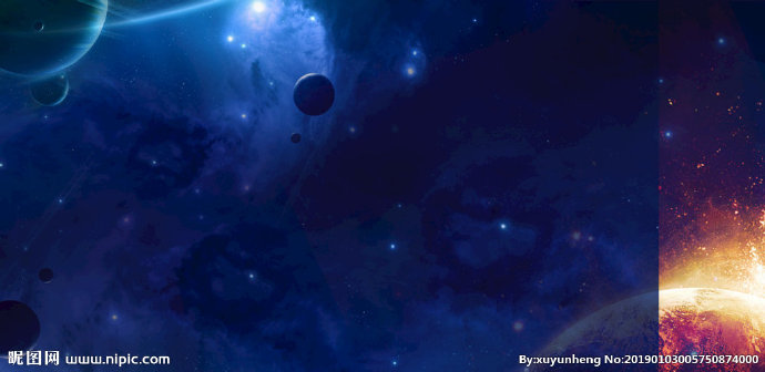G星空海报背景墙