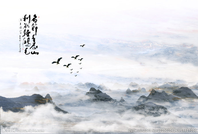 G中国风水墨禅意