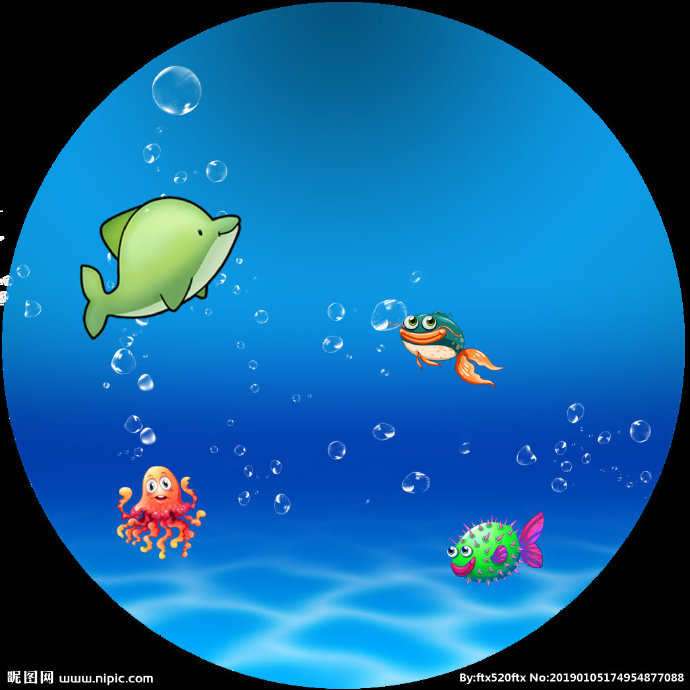 G海底世界背景墙