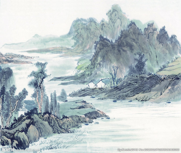 G山水风景中国风