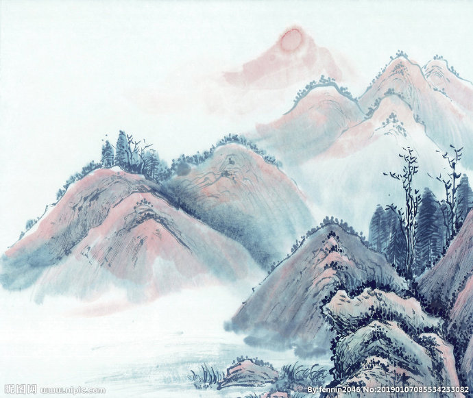 G山水风景中国风