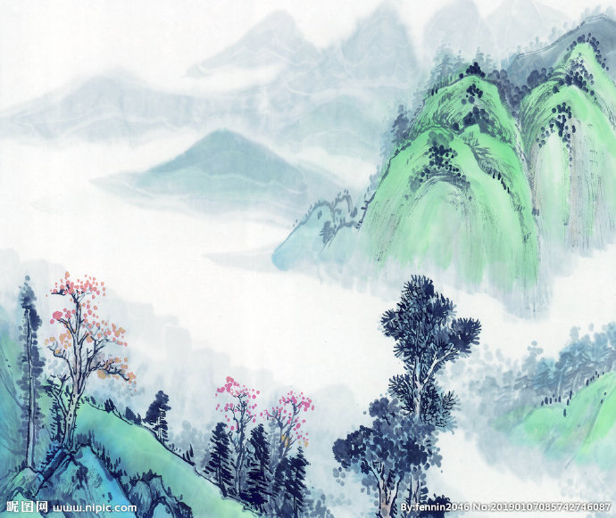 G山水风景中国风