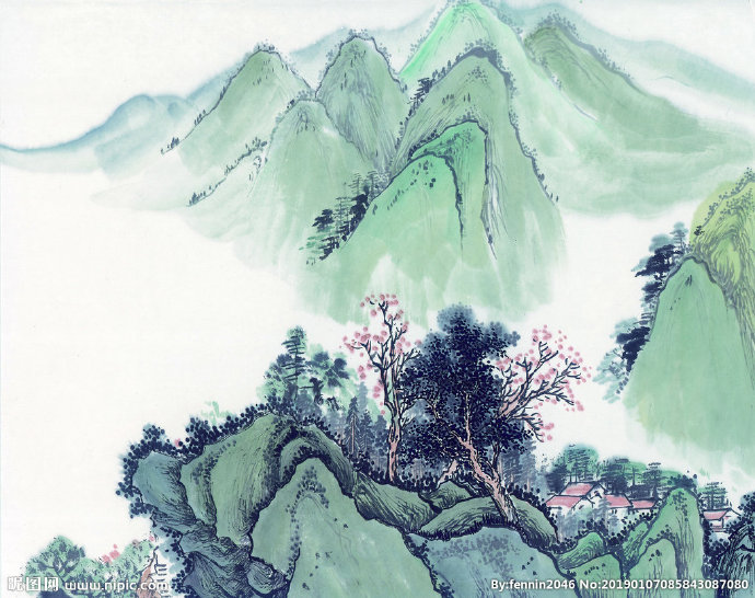 G山水风景中国风