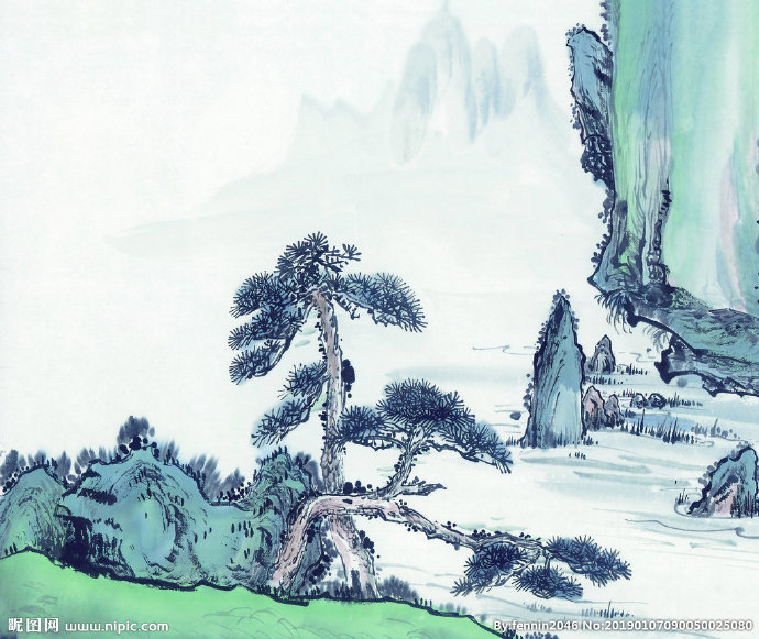 G山水风景中国风