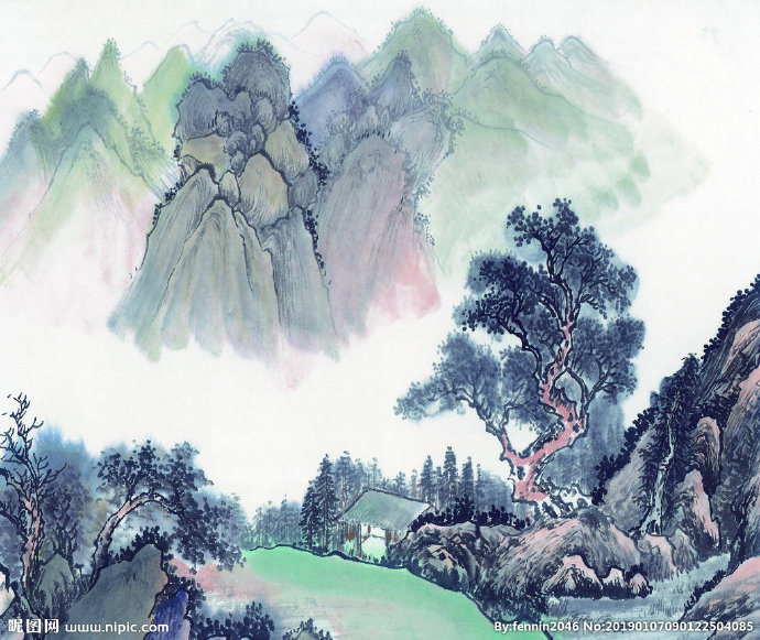 G山水风景中国风