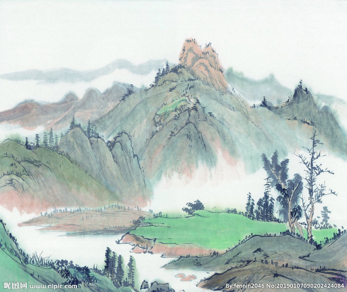 G山水风景中国风